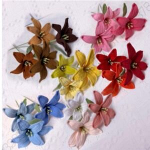 Alternative view of Crochet Lilies- multicolour